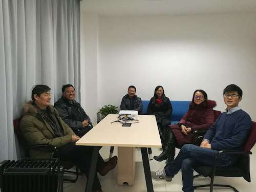 学院党政领导看望慰问高端人才
