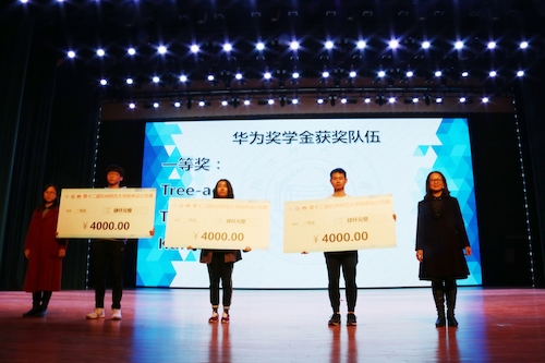 校内获奖队伍首次或华为资金支持