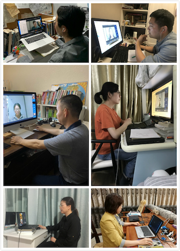 党员教师拼图